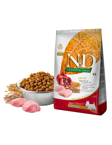 Pienso para Perro Med/Max FARMINA N&D Ancestral Light Pollo 12kg|Complementos para aves
