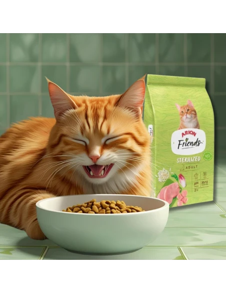 Pienso para Gato Esterilizado ARION FRIENDS Sterilized 2kg|Complementos para aves