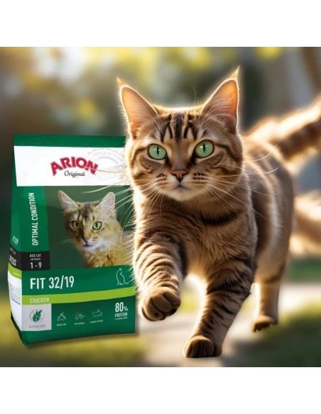 Comida para Gato ARION ORIGINAL Fit 7,5kg|Complementos para aves