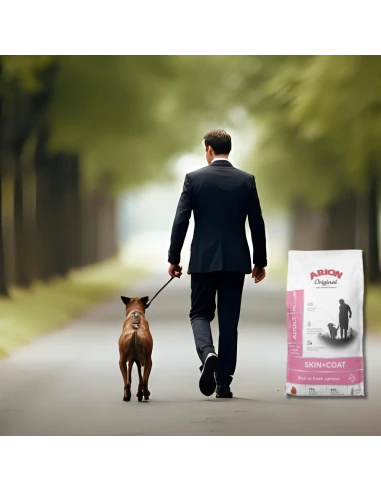 Pienso para Perro de Raza Mediana ARION ORIGINAL Skin&Coat Salmon 12kg