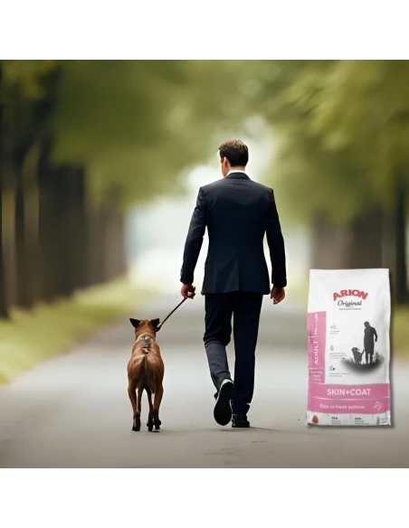 Pienso para Perro de Raza Mediana ARION ORIGINAL Skin&Coat Salmon 12kg