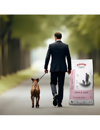 Pienso para Perro de Raza Pequeña ARION ORIGINAL Skin&Coat Salmon 2kg