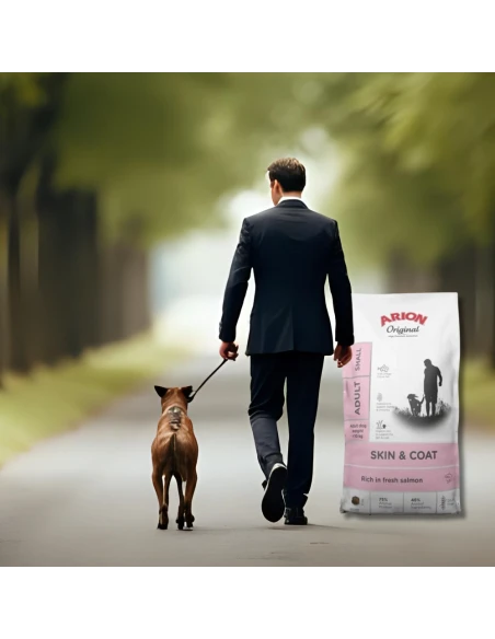 Pienso para Perro de Raza Pequeña ARION ORIGINAL Skin&Coat Salmon 2kg