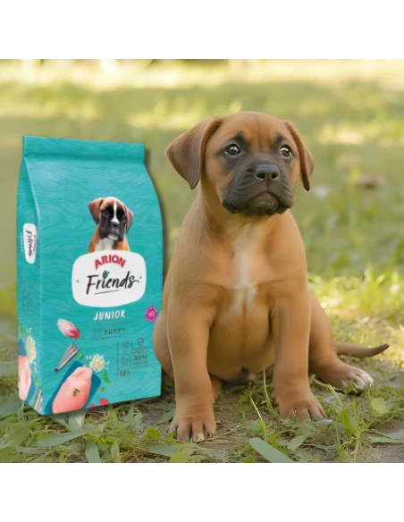 Pienso para Perro Cachorro ARION FRIENDS Junior 3kg|Complementos para aves