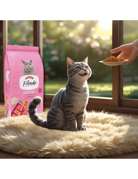 Comida para Gato ARION FRIENDS Sensitive 9kg|Complementos para aves