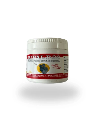 Papilla de cria manual para aves BIPAL P 20 700 gr.