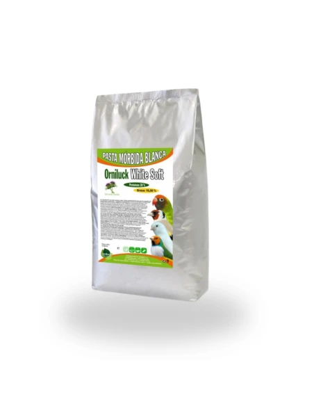Pasta mórbida de cría PINETA ORNILUCK WHITE SOFT 4 kg|Complementos para aves