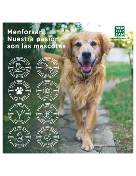 Champu para Perro MENFORSAN Repelente de Insectos 1L