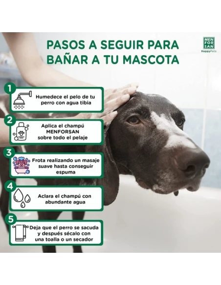 Champu para Perro MENFORSAN Repelente de Insectos 1L