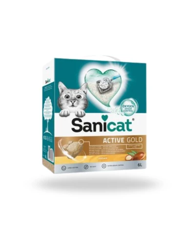 Arena Sanicat Active Gold 6L – Aglomerante con oxígeno activo