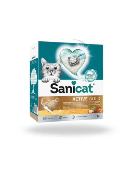 Arena Sanicat Active Gold 6L – Aglomerante con oxígeno activo