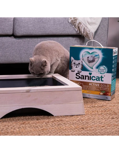 Arena Sanicat Active Gold 6L – Aglomerante con oxígeno activo