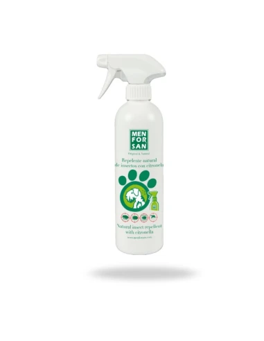 Pack 2 MENFORSAN - Spray repelenta para perros con citronela, 500 ml