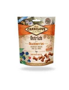 CARNILOVE -Snack Avestruz con moras 3 x 200 gr