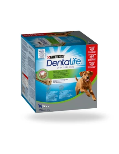 Snacks Dental para Perro Grande PURINA DENTALIFE 36 sticks