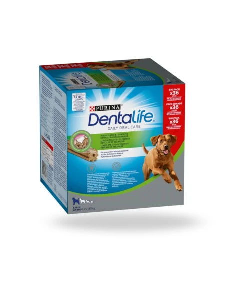 Snacks Dental para Perro Grande PURINA DENTALIFE 36 sticks