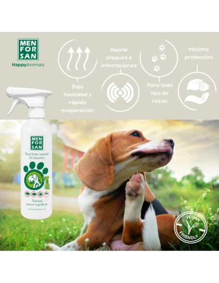 MENFORSAN - Spray repelenta para perros con citronela, 500 ml|Complementos para aves