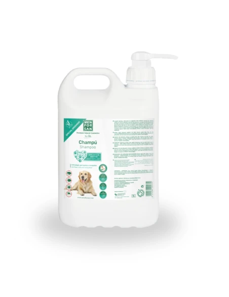 Champú MENFORSAN Repelente de Insectos para Perros 5Lts Envase Profesional