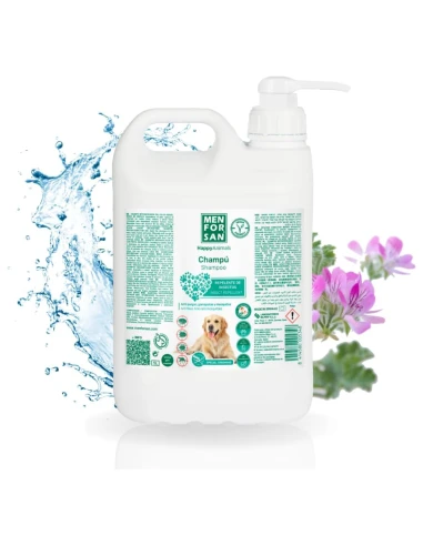 Champú MENFORSAN Repelente de Insectos con Citronela para Perros 5Lts Envase Profesional