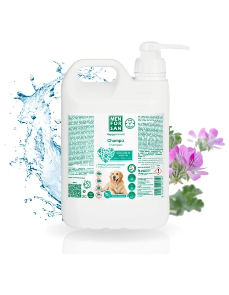 Champú MENFORSAN Repelente de Insectos para Perros 5Lts Envase Profesional