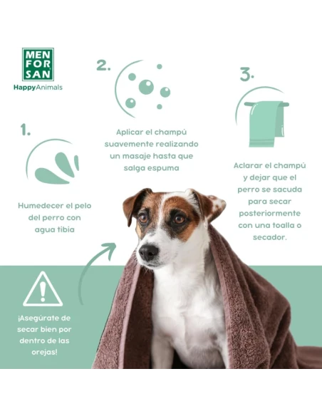 Champú MENFORSAN Repelente de Insectos para Perros 5Lts Envase Profesional
