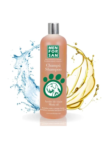 Shampooing pour chien Menforsan à l’huile de vison 300ml