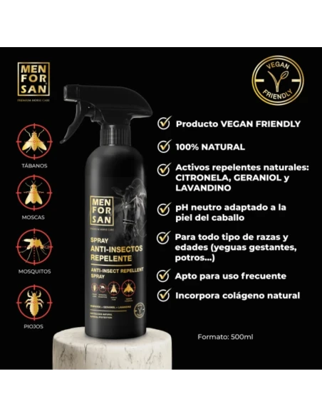 Spray Antiparasitario para Caballos MENFORSAN 500 ml|Complementos para aves