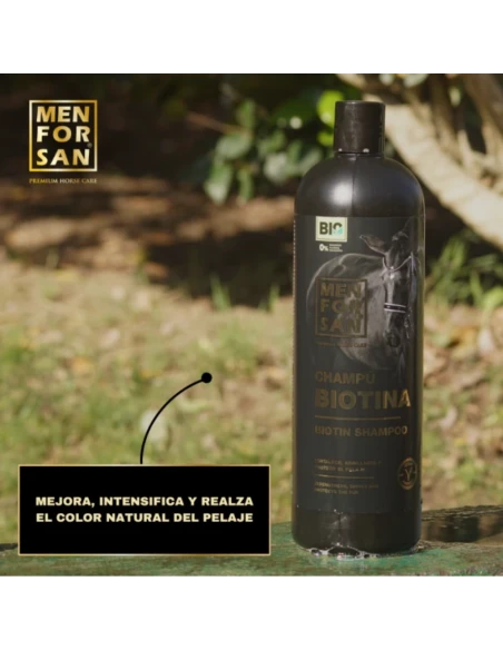 Champú para caballos con biotina MENFORSAN 1 litro