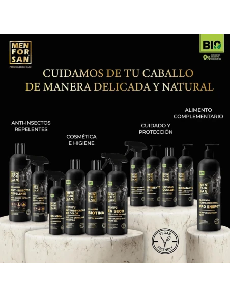 Champú para caballos repelente de insectos MENFORSAN 1 litro|Complementos para aves