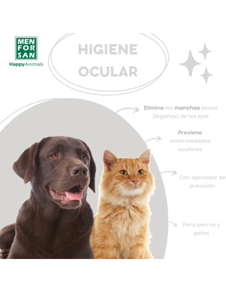 Nettoyant pour les yeux pour hommespour chiens et chats