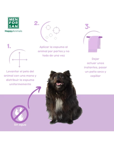 Shampoo in foam, formulated to ward off all kinds of external parasites.
