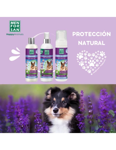 Shampooing en mousse, formulé pour conjurer toutes sortes de parasites externes.