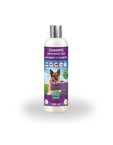 shampoo of pleasant perfume that scares away all kinds of parasites in our dog