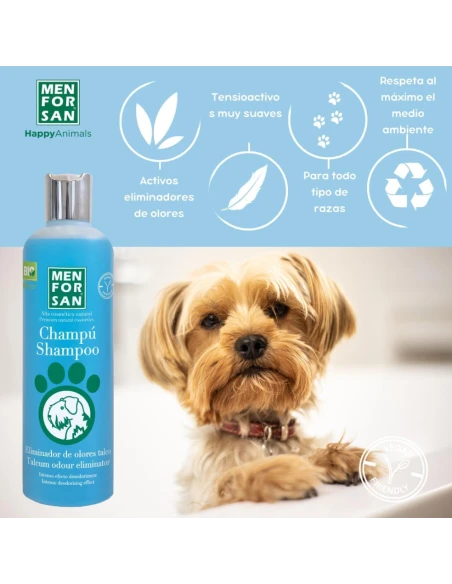 Menforsan dog shampoo to eliminate odors