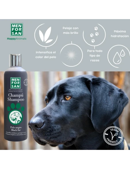 Shampooing MENFORSAN pour les cheveux en noir 300 ml