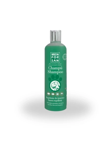 Champú para perro MENFORSAN repelente de insectos 300 ml|Complementos para aves