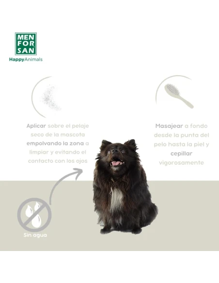 Champú MENFORSAN en polvo con repelente de insectos 250 g|Complementos para aves