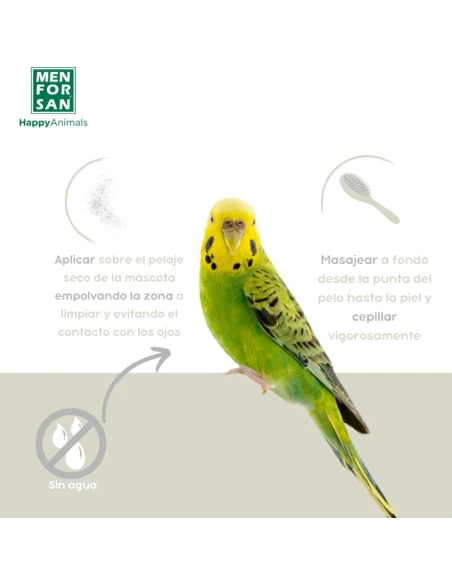 Repelente en polvo contra piojillo MENFORSAN AVES 250 gr.