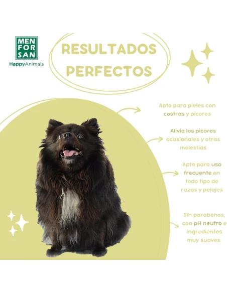 Champú para perros relajante y anti picores MENFORSAN ÁRBOL DE TE 300 ml|Complementos para aves