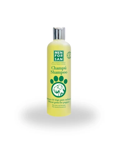 shampooing Menforsan pour les chiots avec des germes de blé 300 ml