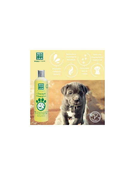 shampooing Menforsan pour les chiots avec des germes de blé 300 ml