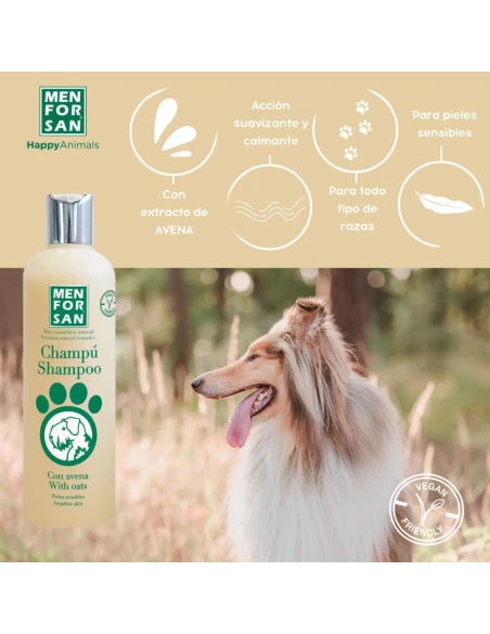 Shampooing Menforsan avec la farine d'avoine naturelle 300 ml