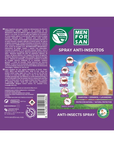 Menforsan antiparsite cat insecticide spray