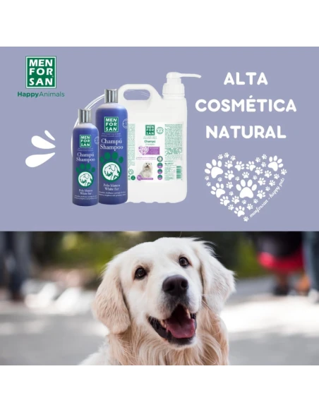 SHAMPOOING MENFORSAN POUR LES CHIENS DE CHEVEUX BLANCS 300 ML