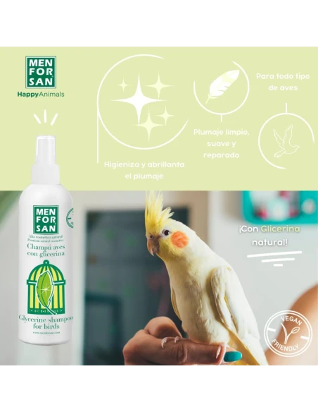 Champú para Aves con glicerina MENFORSAN 125 ML