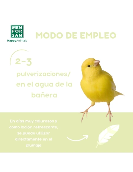 Champú para Aves con glicerina MENFORSAN 125 ML