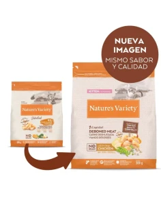 Comida para Gatito NATURES VARIETY Kitten No Grain de Pollo 3kg