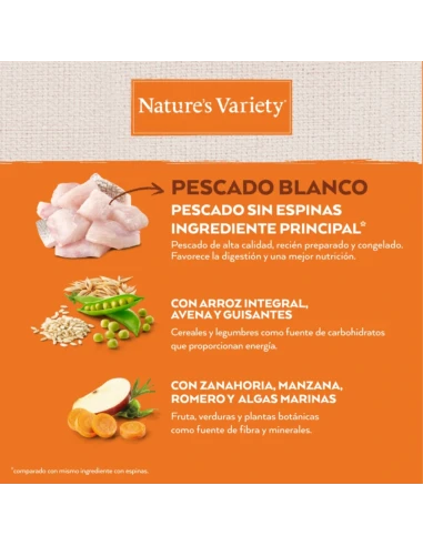 Comida para Gatito NATURES VARIETY Kitten Healthy Grain de Pescado 3kg