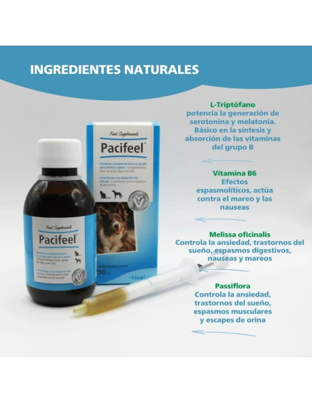 Jarabe Relajante para perros y gatos PACIFEEL 100 ml Heel