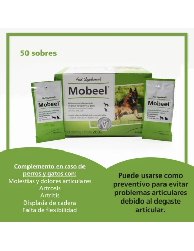 MOBEEL sobres, favorece la movilidad de perros y gatos Heel